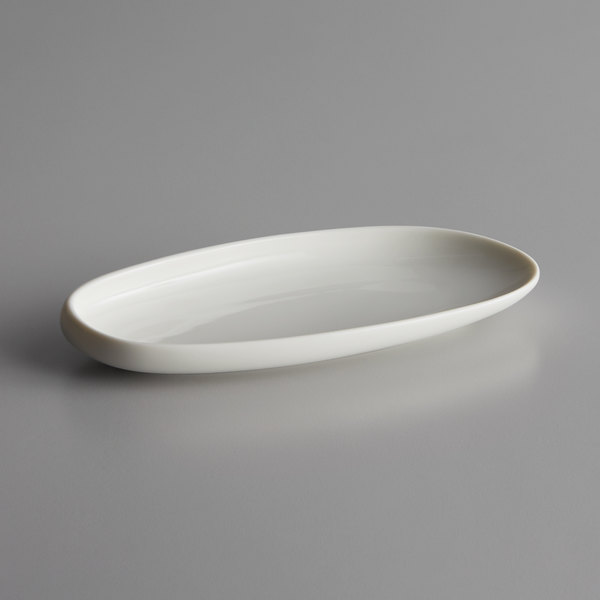 Schönwald Wellcome Platter Oval Coupe/숀발트 웰컴 크림색상 타원 굽부접시