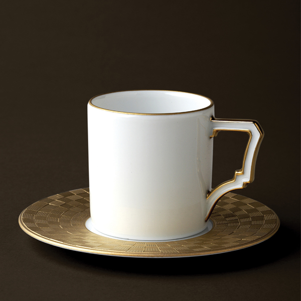 L'Objet Byzanteum Gold Espresso Cup and Saucer/엘오브제 바이젠티움 골드 에스프레소컵 & 소서 Set of 6