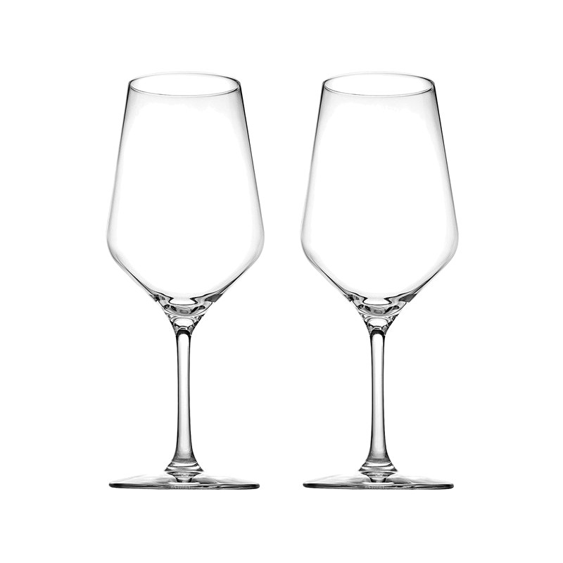 IVV Tasting Hour Glass White Wine Glasses/아이비비 테이스팅 아워 화이트 와인잔 2 PCS/세트