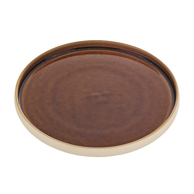 Schönwald Playground Nara Plate flat round Brown/숀발트 플레이그라운드 나라 원형 디저트접시 - 브라운