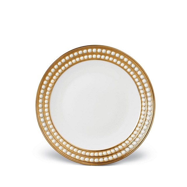 L'Objet Perlée Gold Dessert Plate/엘오브제 골드 디저트접시 22cm