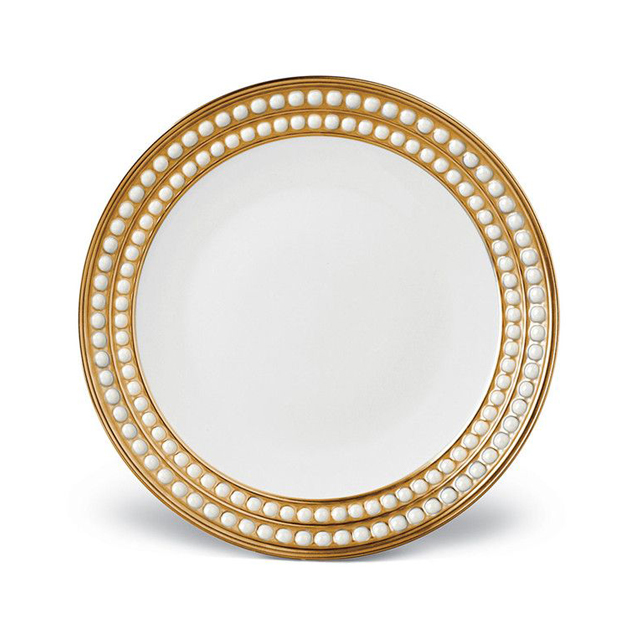 L'Objet Perlée Gold Dinner Plate/엘오브제 골드 디너플레이트 27cm